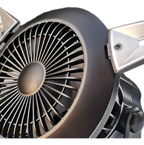 J Ventilador Para Acampar Con Luces Led, Tienda Solar,