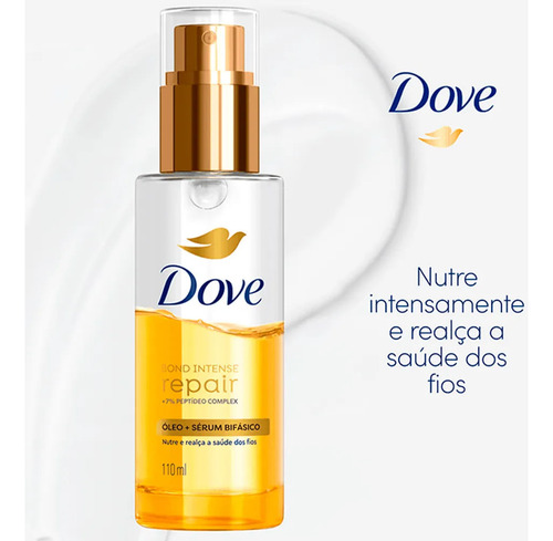 Kit Dove Hidratação Shampoo + Condicionador + Óleo E Sérum +