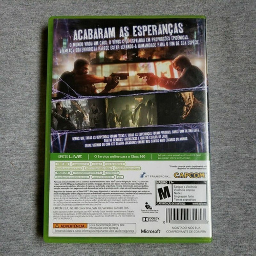 Resident Evil 6 - Xbox 360 (Usado)