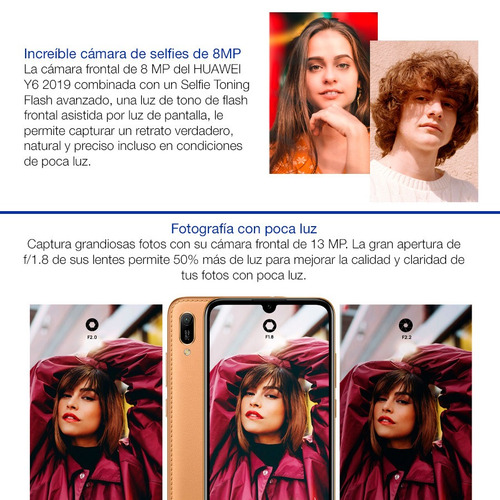Huawei Y6 2019 Gtía Oficial 6.09' 32gb 2gb Cámara Dual Loi