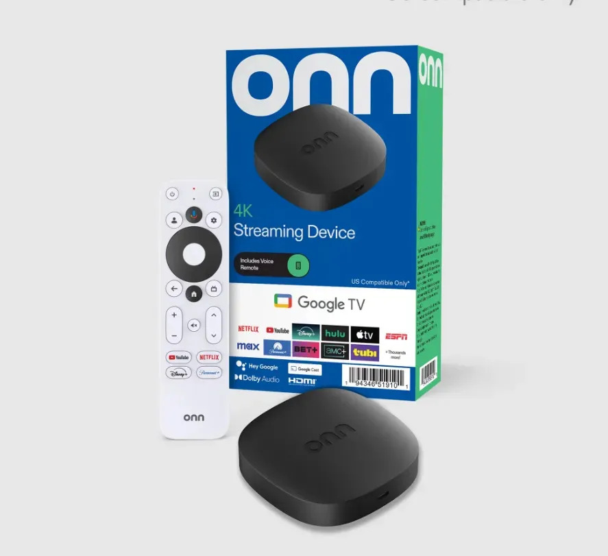 Walmart Onn 4K UHD Google TV con Control Remoto por Voz