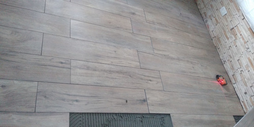 Colocacion Ceramica, Porcelanato Colocación Simil Madera