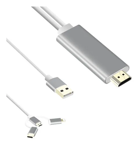 Cable Hdmi Para Celular iPhone Tv