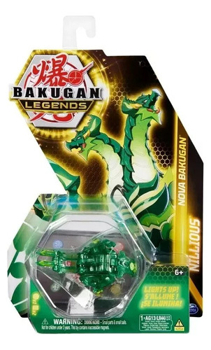 Bakugan Legends Nova Bakugan Nillious Verde 64487 Srj