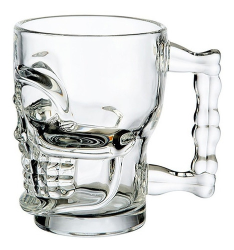 Imagem 4 de 6 de Caneca P/ Chopp Caveira Cerveja 6pçs 460ml Canc460 Hauskraft
