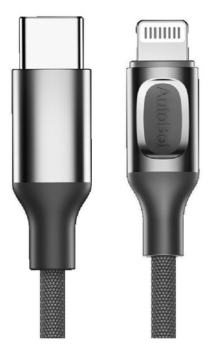 Cable De Carga Usb-c A Para Lightning A1 Mfi 1m - Rock