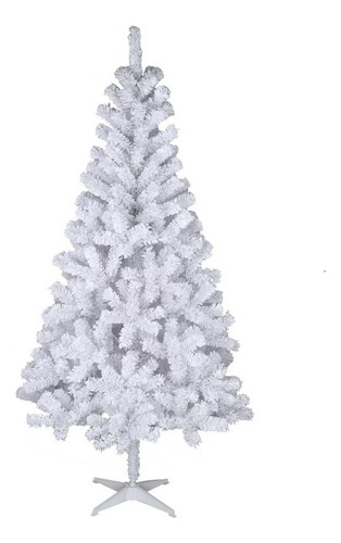 Arbol De Navidad Holiday Blanco Nevado 1.60 M Con 400 Ramas