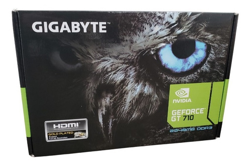 Placa de vídeo Nvidia Gigabyte GeForce 700 Series GT 710 2GB