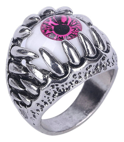 Anillo Con Forma De Ojo Con Forma De Calavera, Diseño Gótico