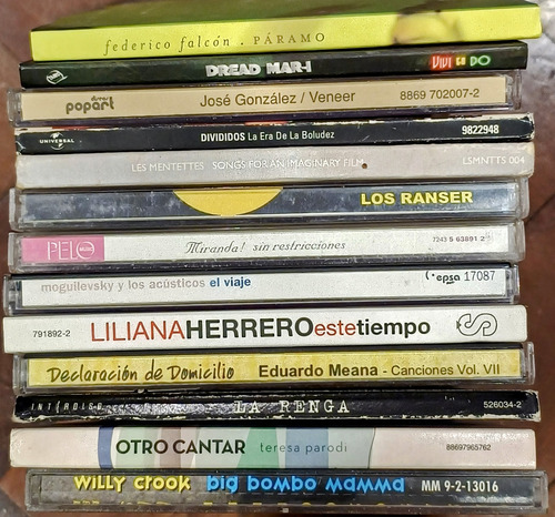 Lote 78 Cds Rock Nacional Estándar (Usado)
