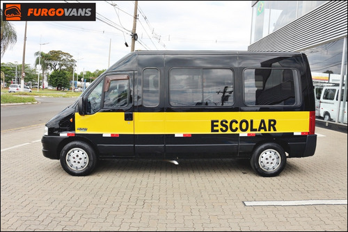 Ducato 2013 Escolar 20 Passageiros Minibus Preta (6786)