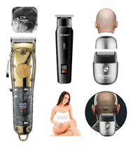 Comprar Combo 3 Maquinas Cortar Cabelo Acabamento Shaver Finalizador