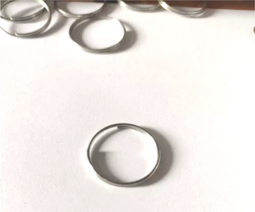 500 Argollas Espiral Para Llaveros Sin Cadena Alambre Suave