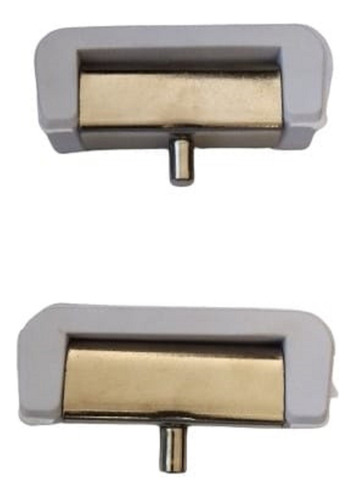 Dos Bisagras Con Sus Gomas Para Maquina De Coser Industrial