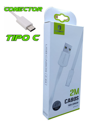 Imagem 1 de 3 de Cabo Usb 2 Metros Tipo C Para Xbox Series X