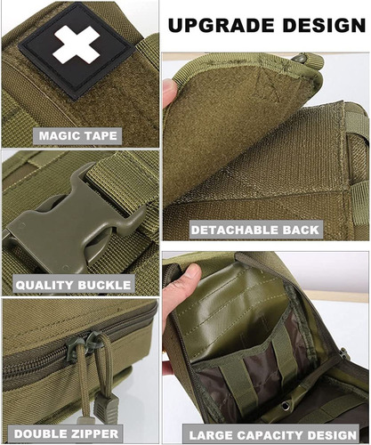 Tactical First Aid Kit, Ifak Trauma Kit, Multicam Molle Medi