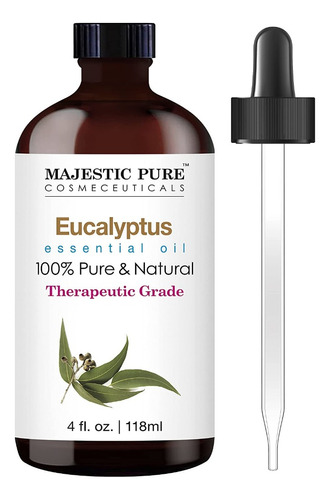 Majestic Pure Aceite Esencial De Eucalipto Grado Terapéutico