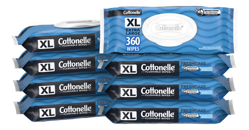 Cottonelle Toallitas Humedas Desechables Xl, Toallitas Para