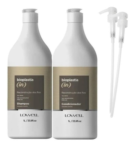 Lowell  Bioplastia In Reconstrução Dos Fios  Kit 1l + Brinde