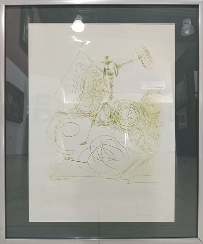 Grabado De Salvador Dalí Firmado A La Plancha