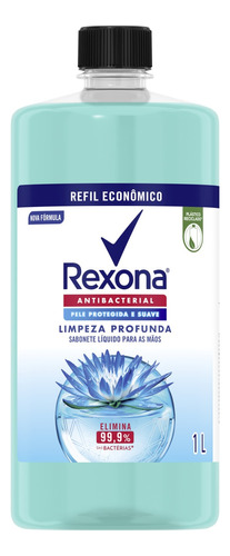 Rexona sabonete líquido antibacterial para as mãos 1 litro