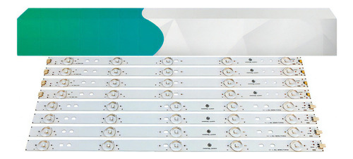Kit 8 Barras De Led Compatível Com Tv Ph40n70dg Ph40n70