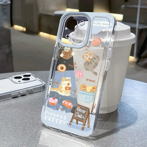 Apple 8plus - Funda Niche Bread Cat Para Teléfono Apple 14promax