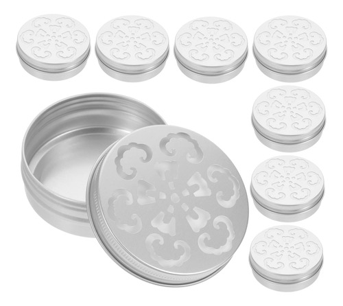 10 Unids Caja De Aluminio Con Rosca Hueca De Aceites Esencia