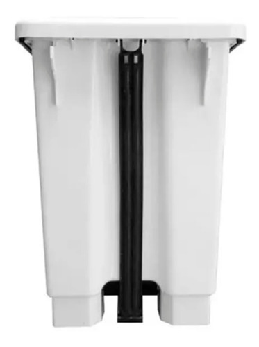 Lixeira Com Pedal Cesto 50 Litros Branca Resistente Anvisa
