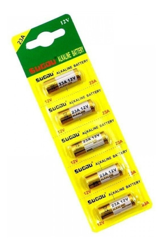 Pack 5 Pilas 23a Alkaline Control Remoto / Tecnofactory