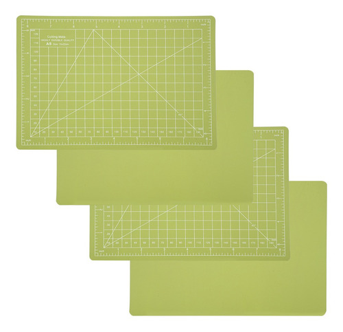 Almohadilla De Cortar, 4 Unidades, Modelo A5, Color Verde, P