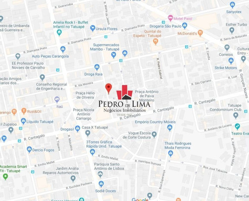 Imagem 2 de 5 de Terreno Com Área De 272 M² À Venda Em Tatuapé - Tp13850