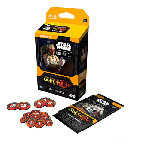 Star Wars Unlimited Jump To Lightspeed Boba Fett Deckespañol