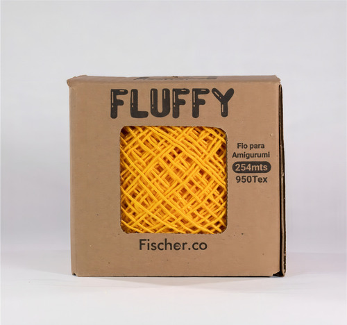 Fio Fluffy 254 Metros - Fischer Fios Cor Solar