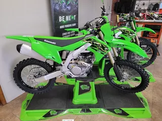 New Fast Kawasaki Kx 450f Verde 1/12