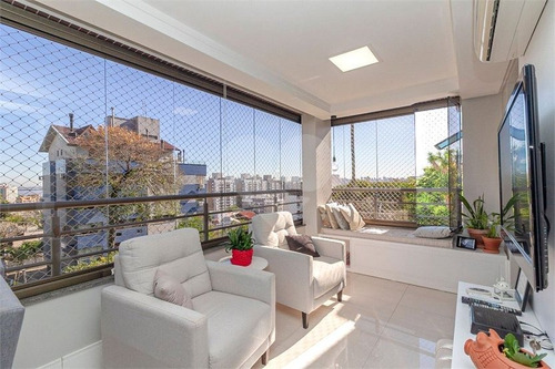 Apartamento 3 Quartos, 1 Suíte, 2 Vagas, Infraestrutura Completa, Vista Para O Guaíba No Menino Deus - 28-im559349