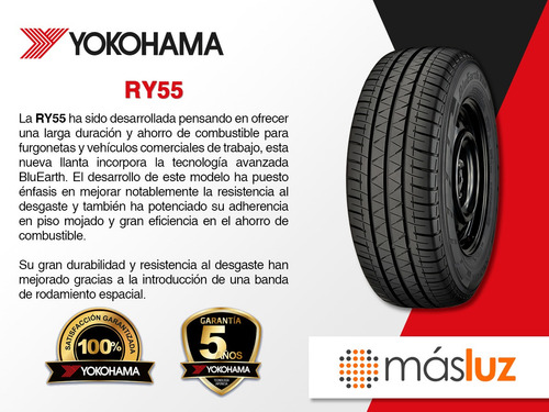 4 Llantas Ry55 Yokohama 225/75r16c 121r