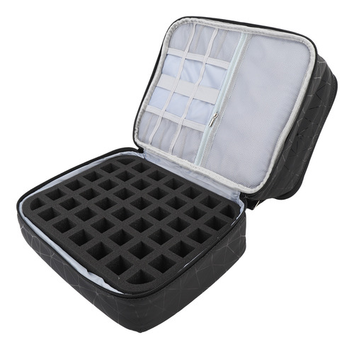 Funda Organizadora De Esmalte De Uñas De Doble Capa Con Capa