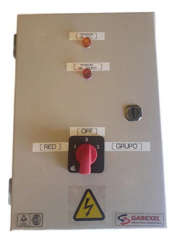 Tablero Transferencia Manual Grupo Electrog. Monofásico 5 Kw