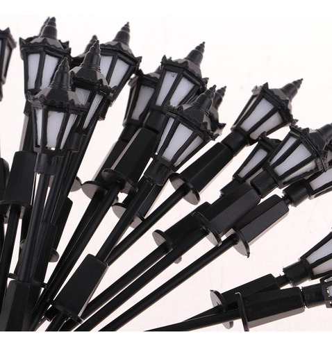 Ferrocarril Modelo Led Farola Lámparas 100 Piezas 1:150