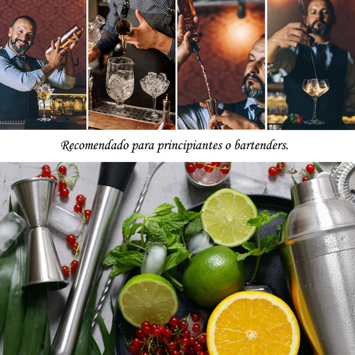 Juego De Coctelera De 6 Piezas Herramientas De Bar