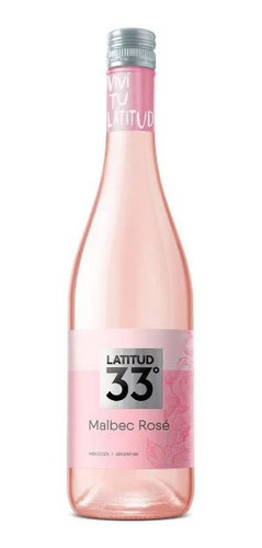 Vinho Latitud 33° Malbec Rosé 750 Ml
