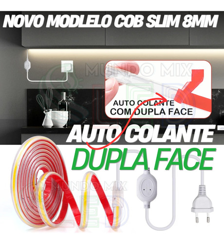 37mts Mang Fita Led Cob 2835 Ip67 8mm Dimmeriza 02 Conector