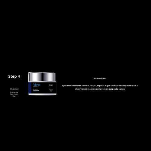 Kit Cuidado De La Piel Hombre, Limpiador, Tónico,serum,crema