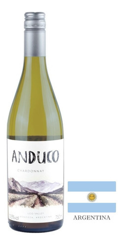 Vinho Fino Branco Argentino Anduco Chardonnay 750ml