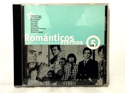 Cd Románticos Eternos Nueva Ola Latinoamericana 5