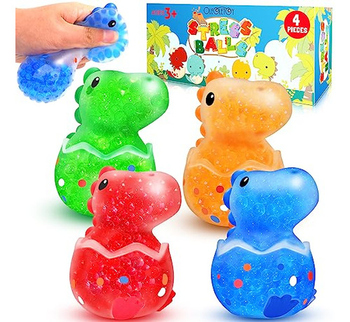 Stress Balls For Kids And Adults - 4 Pack Squishy Stres...