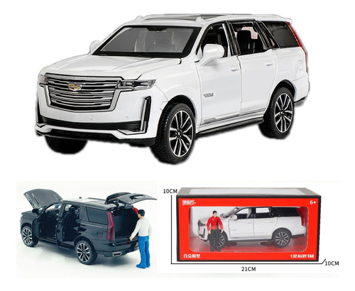 Cadillac Escalade Suv De Lujo Estirado Miniatura Metal Coche