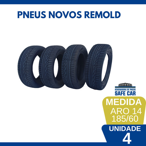 Pneu Safe Car Remold Py 185/60r14 - 04 Unidades