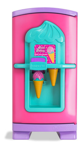 Imagem 1 de 7 de Geladeira Sai Sorvete De Verdade Sweet Fantasy C/ Acessórios